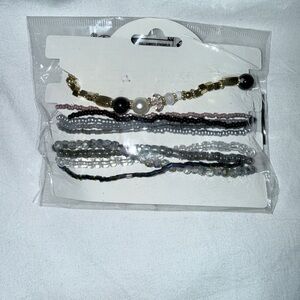 Elegant Multicolor Beaded Bracelet Set